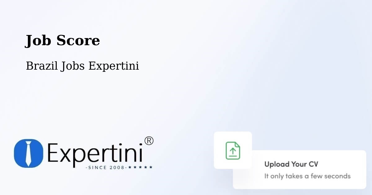 Job Score & Job Description Score Tool – Schroeder - Brazil Jobs Expertini