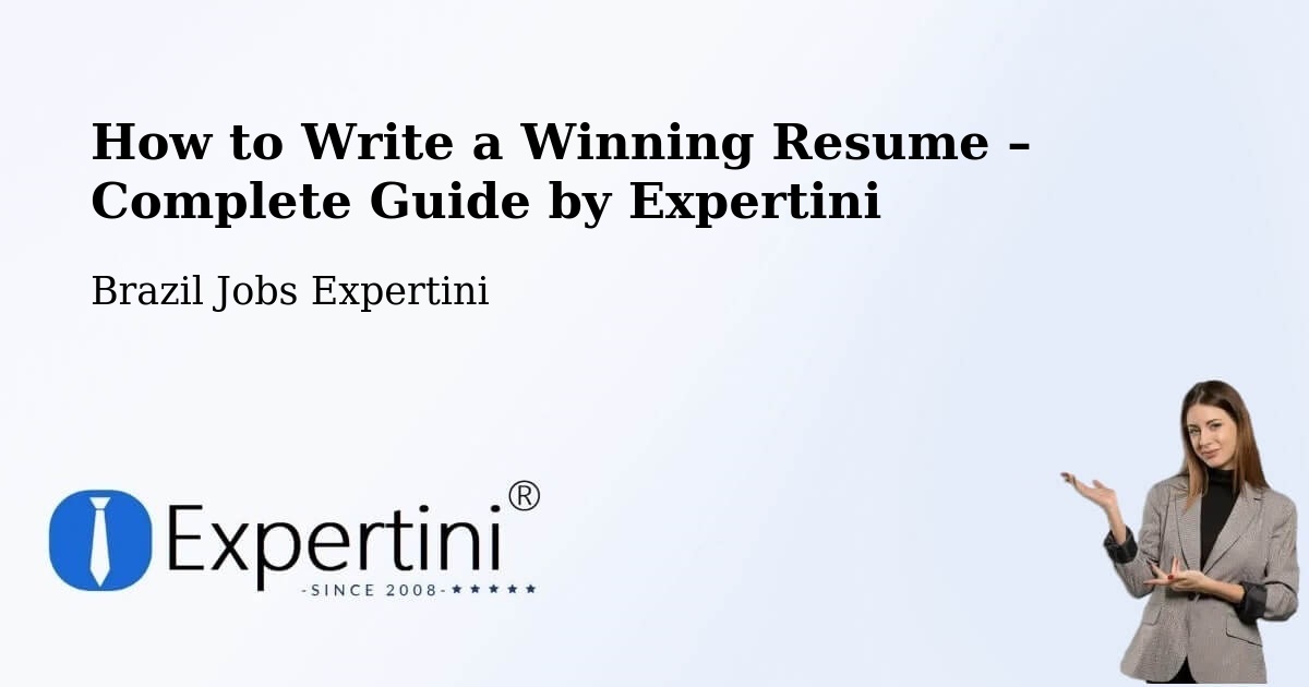 Resume Writing Guide for Job Seekers – Schroeder - Schroeder, Brazil Jobs Expertini
